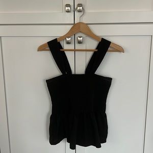 Madewell, Large, smocked crop tank